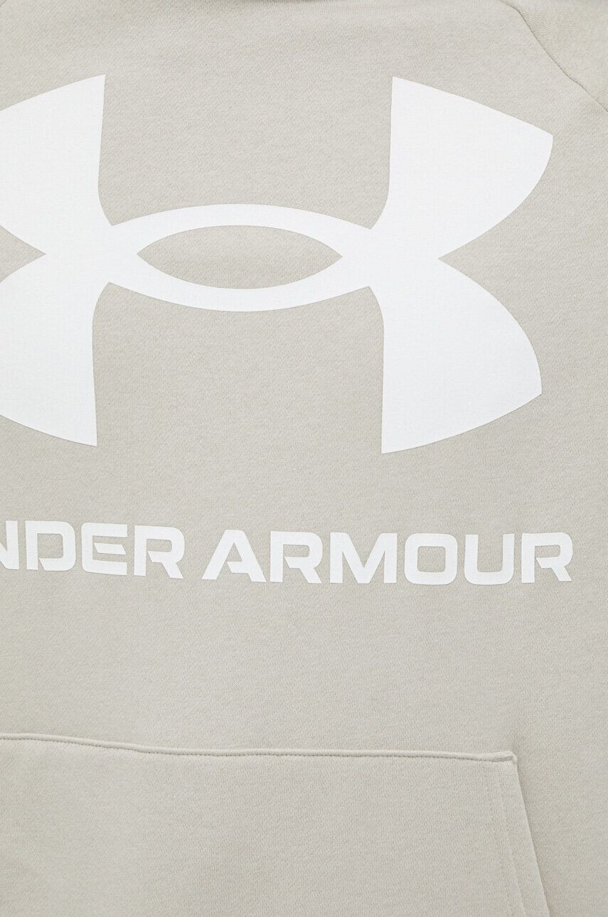 Under Armour bluză barbati culoarea gri cu glugă cu imprimeu 1357093-652 - Pled.ro