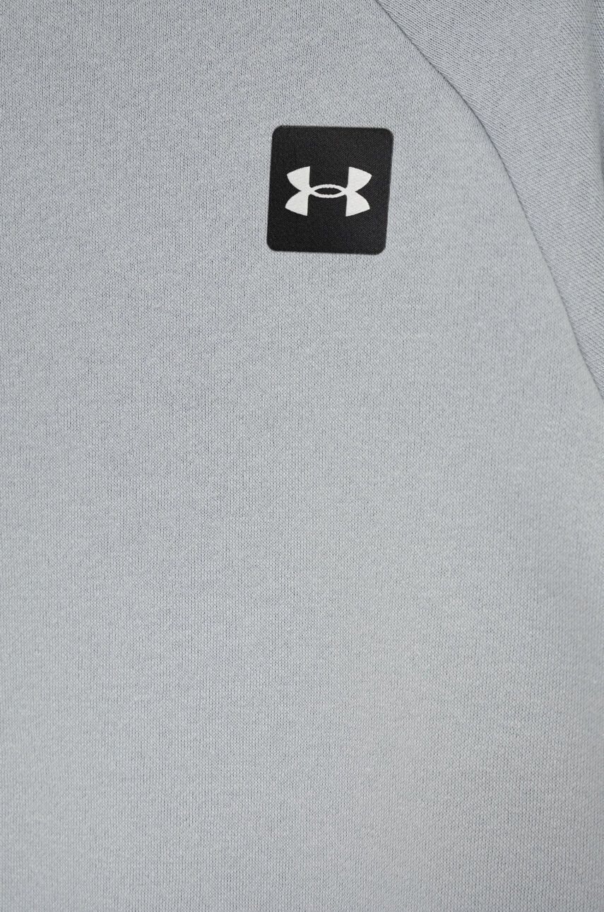 Under Armour bluza copii culoarea gri neted - Pled.ro