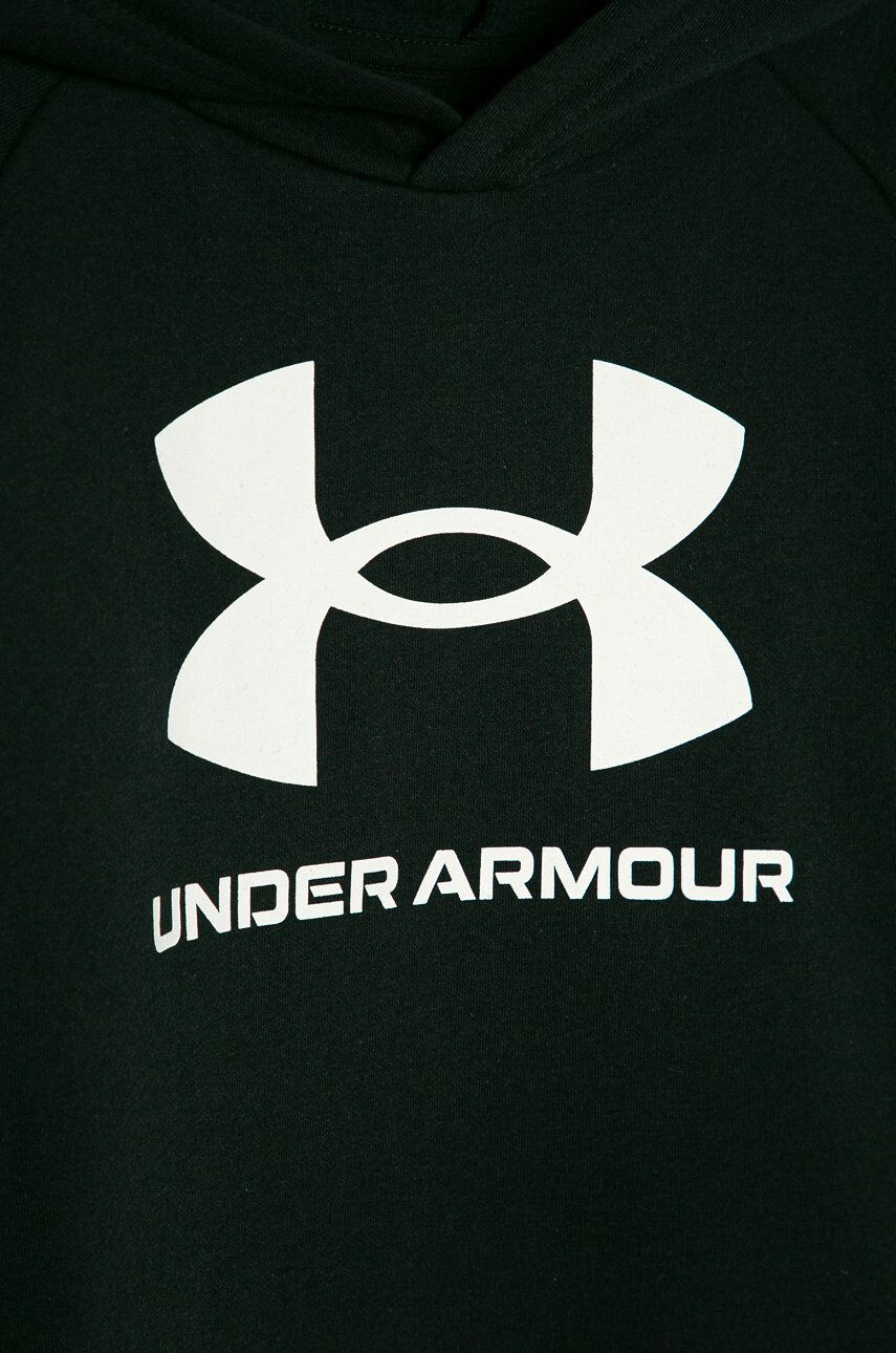 Under Armour Bluză 1357585 culoarea negru cu imprimeu - Pled.ro