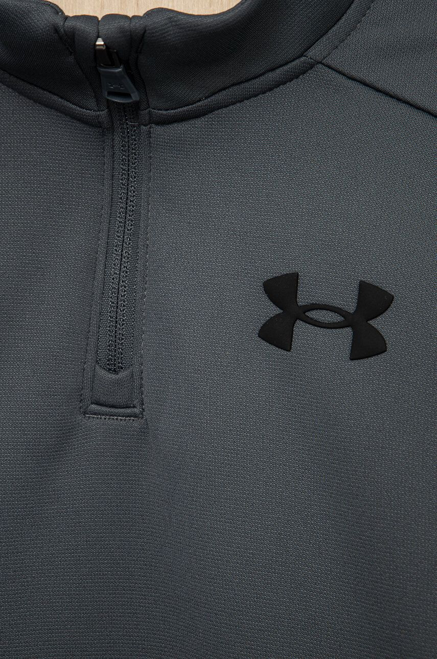 Under Armour bluza copii culoarea negru neted - Pled.ro