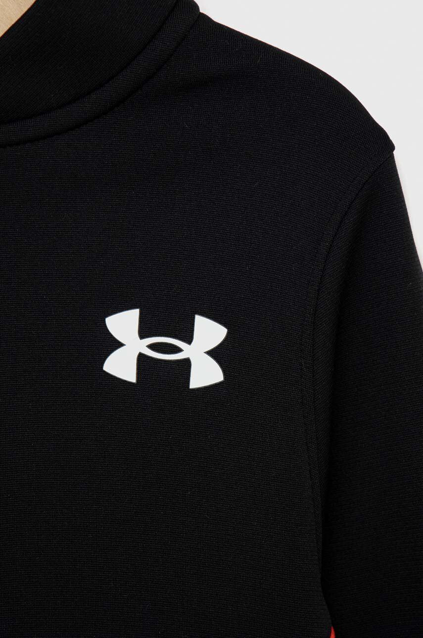 Under Armour bluza copii culoarea negru neted - Pled.ro