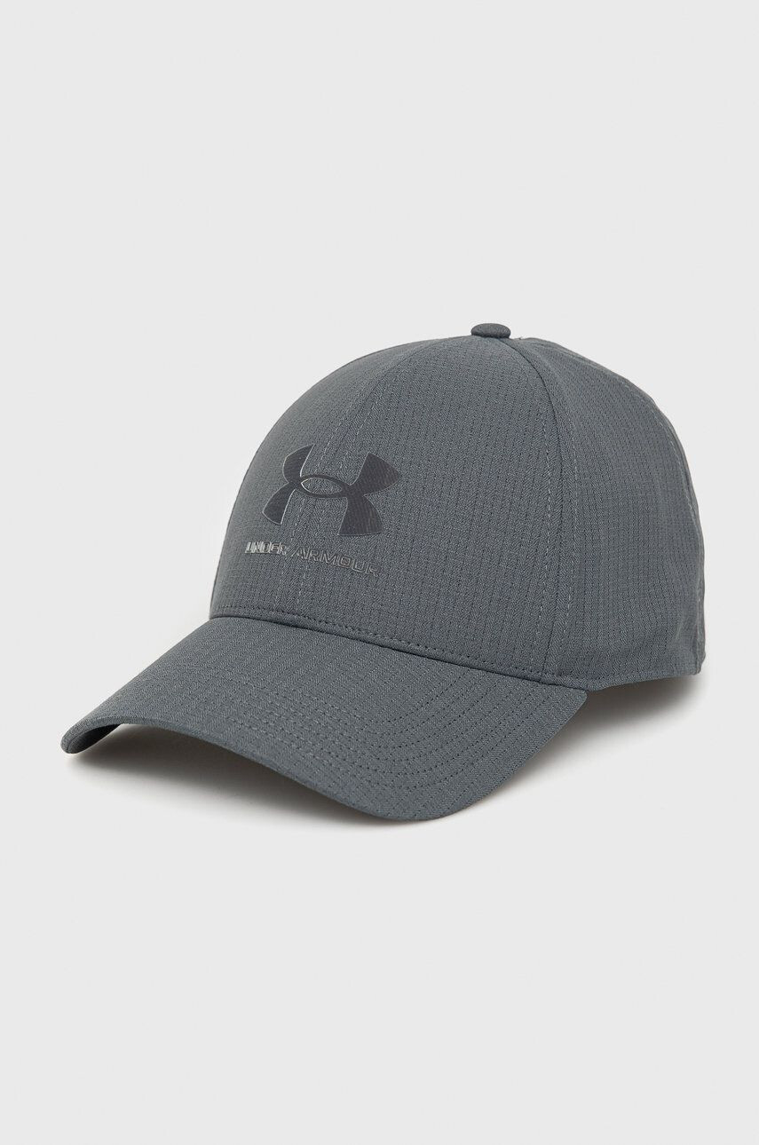 Under Armour șapcă 1361529 culoarea gri cu imprimeu - Pled.ro