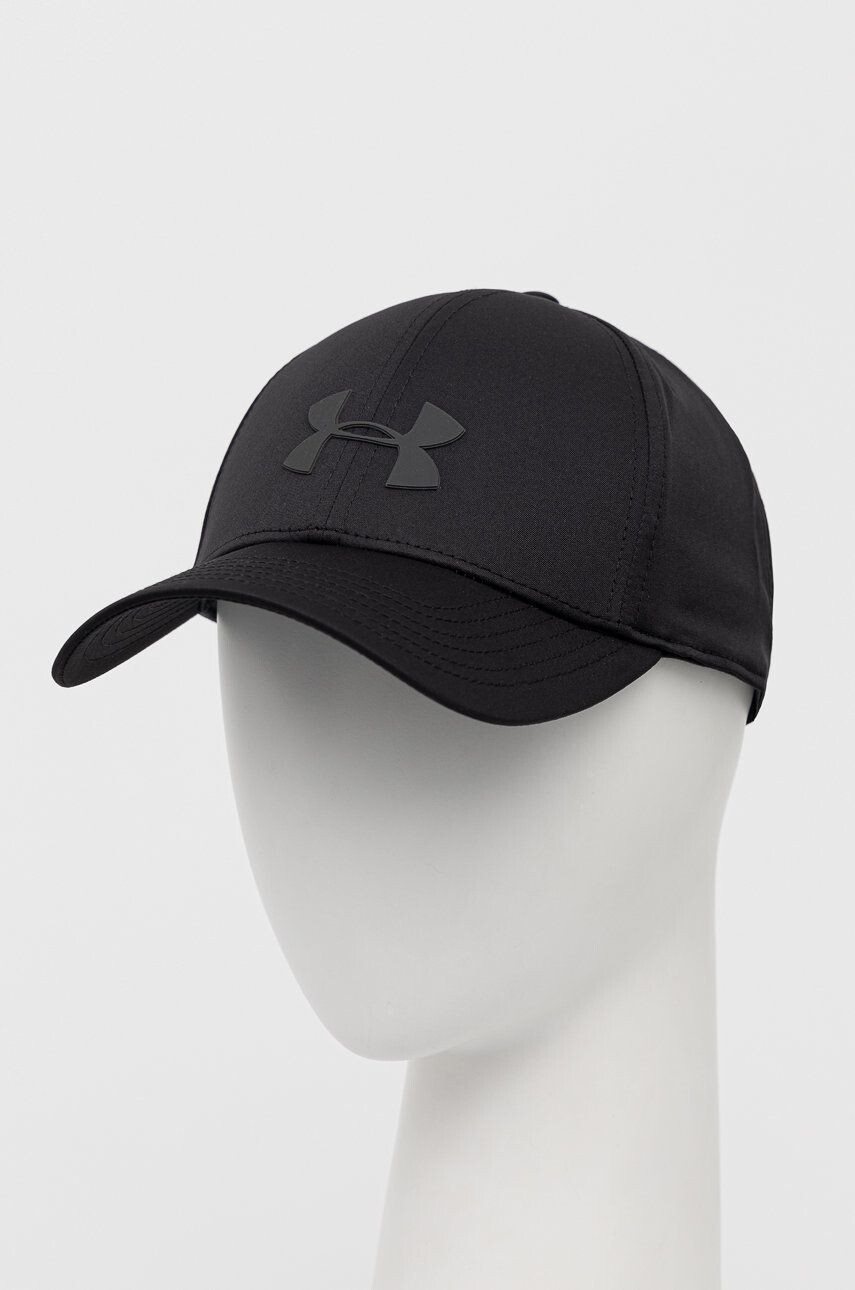 Under Armour șapcă 1369781 culoarea negru neted 1369781-001 - Pled.ro