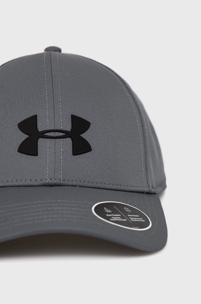 Under Armour șapcă 1369781 culoarea gri neted 1369781-001 - Pled.ro