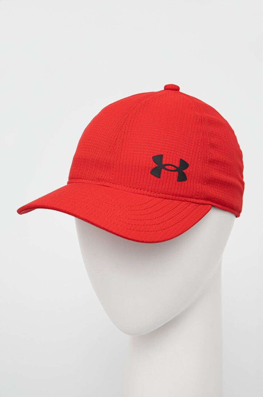 Under Armour caciula copii 1369792 culoarea rosu neted - Pled.ro