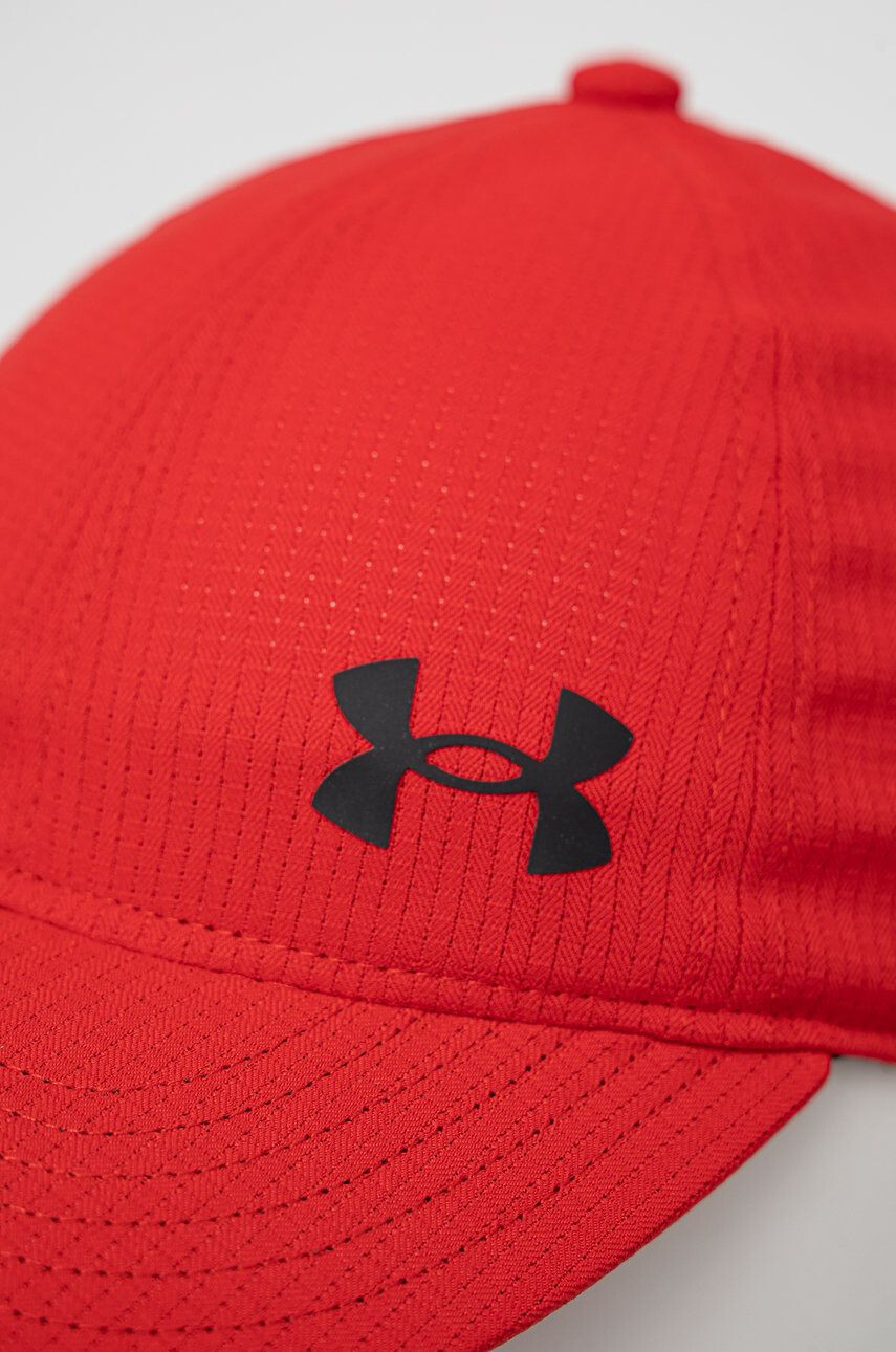 Under Armour caciula copii 1369792 culoarea rosu neted - Pled.ro