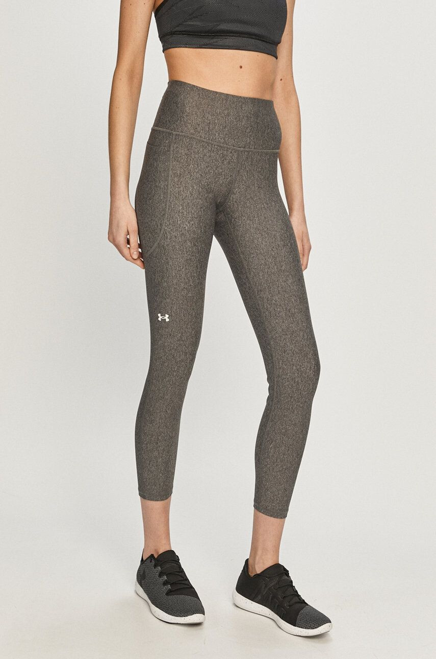 Under Armour Pantaloni 1365335 femei culoarea gri material neted - Pled.ro