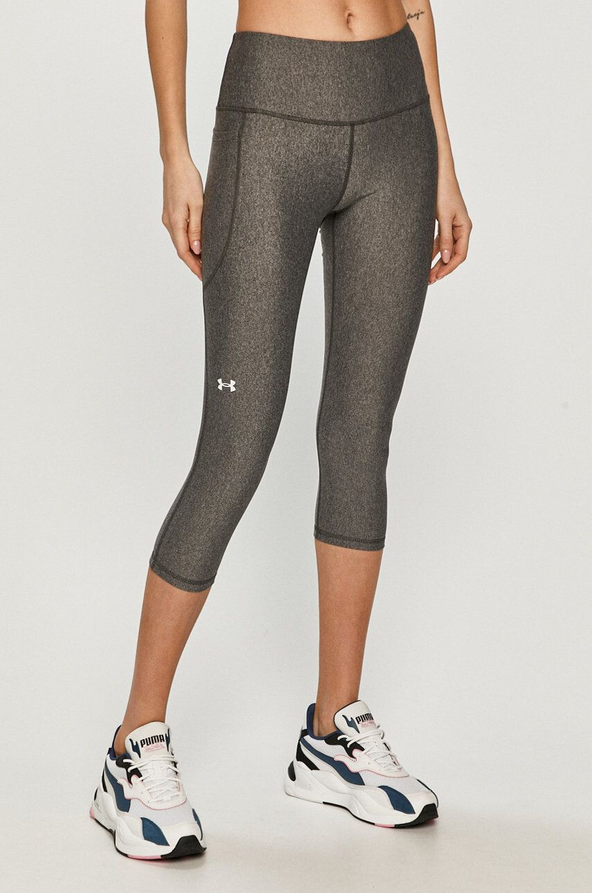 Under Armour Pantaloni 1365334 femei culoarea gri material neted - Pled.ro