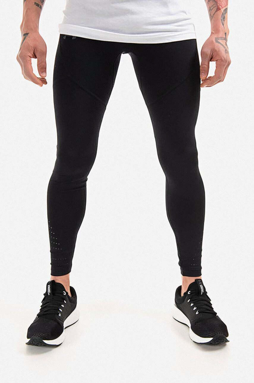 Under Armour colanți Speedpocket Tight barbati culoarea negru neted 1361489-001 - Pled.ro