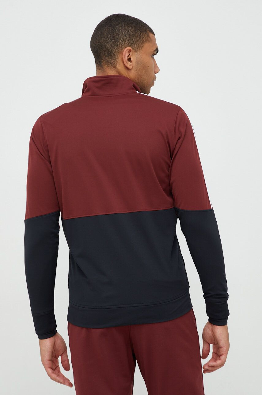 Under Armour hanorac de antrenament Pique barbati culoarea maro neted - Pled.ro