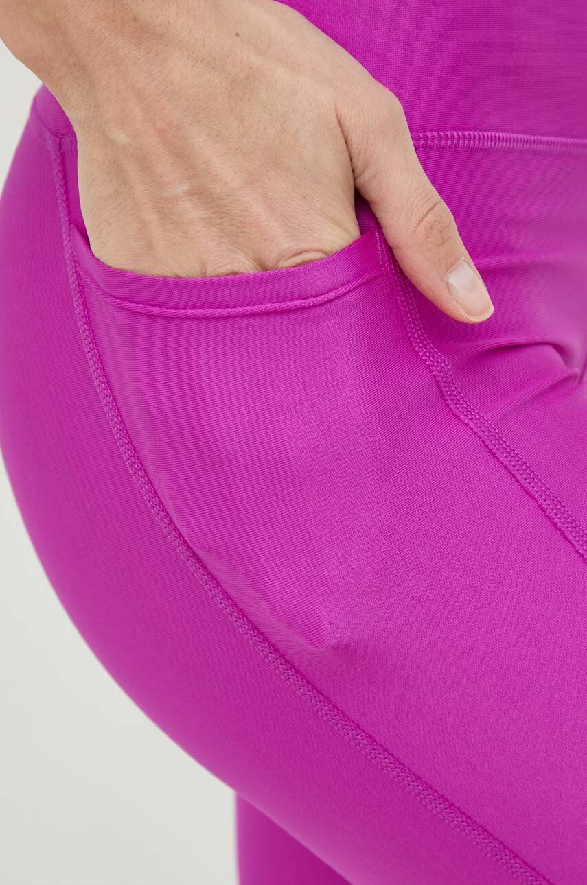 Under Armour leggins de antrenament femei culoarea violet neted 1365336-001 - Pled.ro