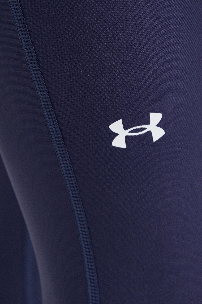 Under Armour leggins de antrenament femei culoarea albastru marin neted 1365336-001 - Pled.ro