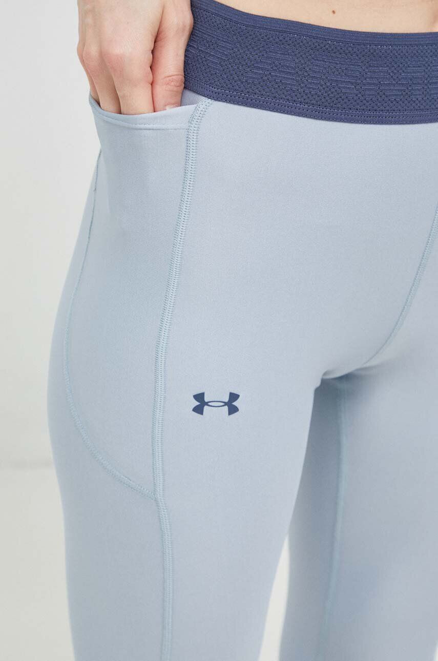 Under Armour leggins de antrenament Armour Branded culoarea portocaliu cu imprimeu - Pled.ro