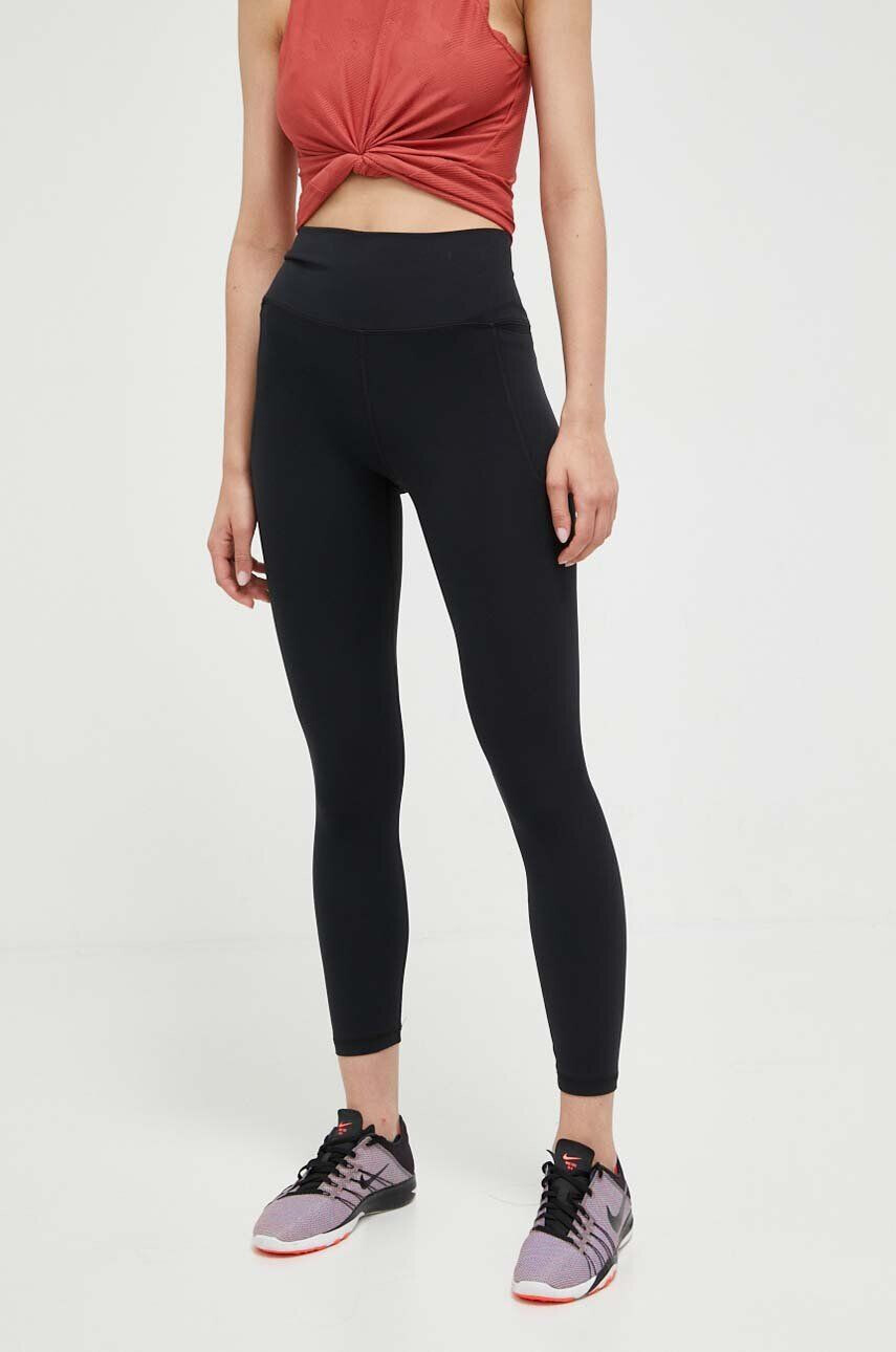 Under Armour leggins de antrenament Meridian culoarea negru neted - Pled.ro