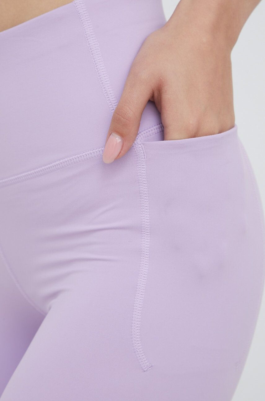 Under Armour leggins de antrenament Meridian 1369004 femei culoarea violet neted - Pled.ro