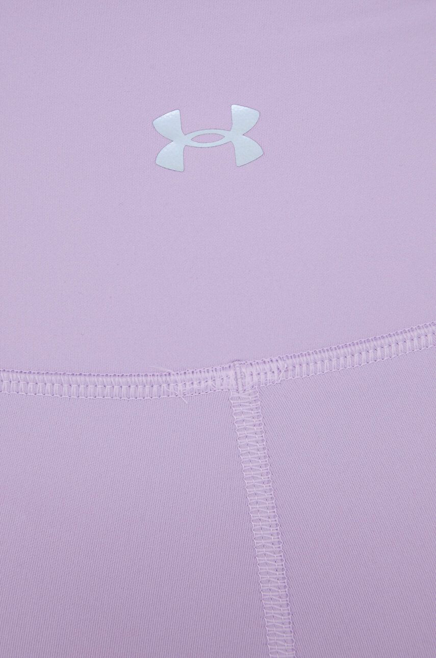 Under Armour leggins de antrenament Meridian 1369004 femei culoarea violet neted - Pled.ro