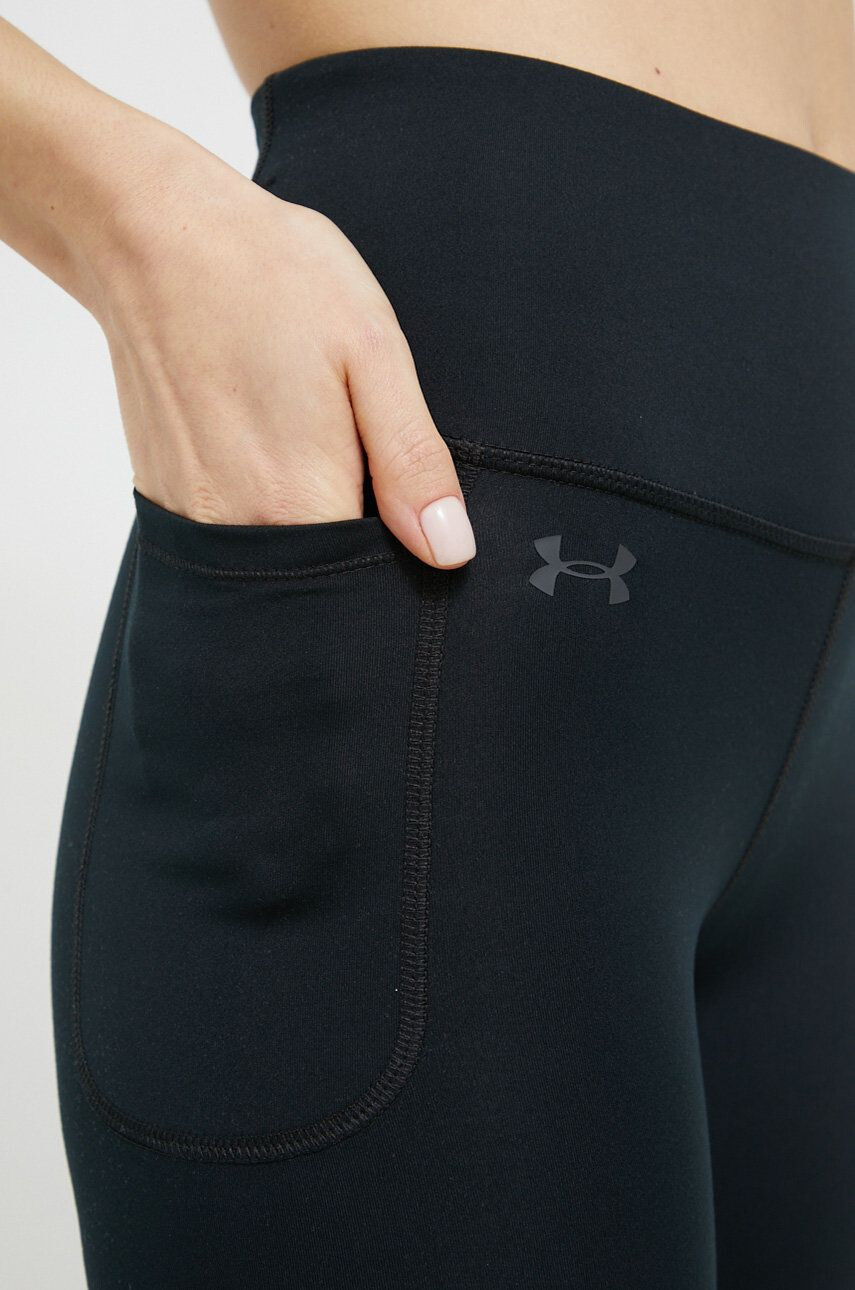 Under Armour leggins de antrenament Motion 1361109 femei culoarea negru neted - Pled.ro