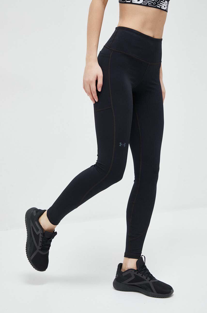 Under Armour leggins de antrenament Rush culoarea negru neted - Pled.ro