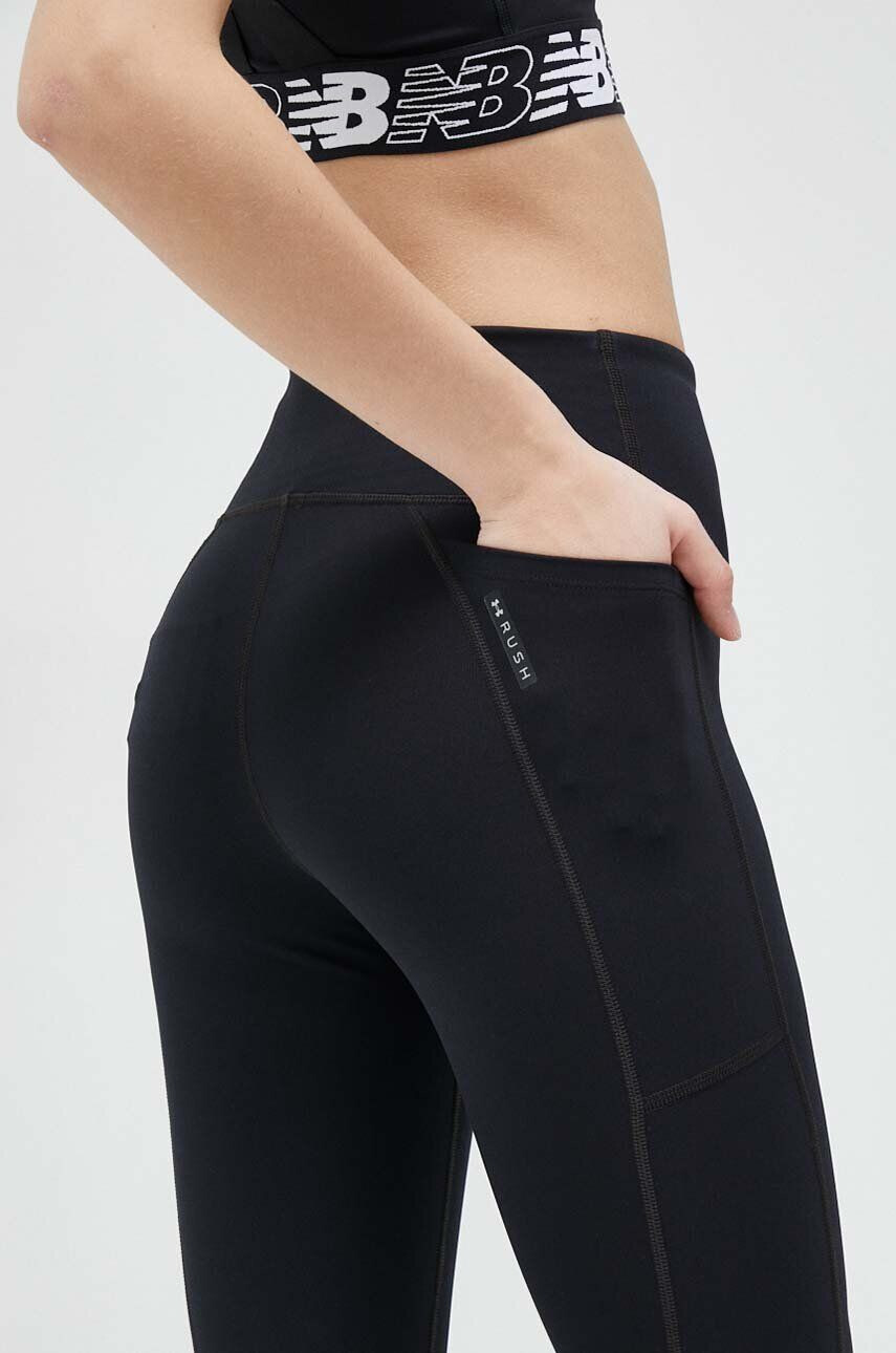 Under Armour leggins de antrenament Rush culoarea negru neted - Pled.ro