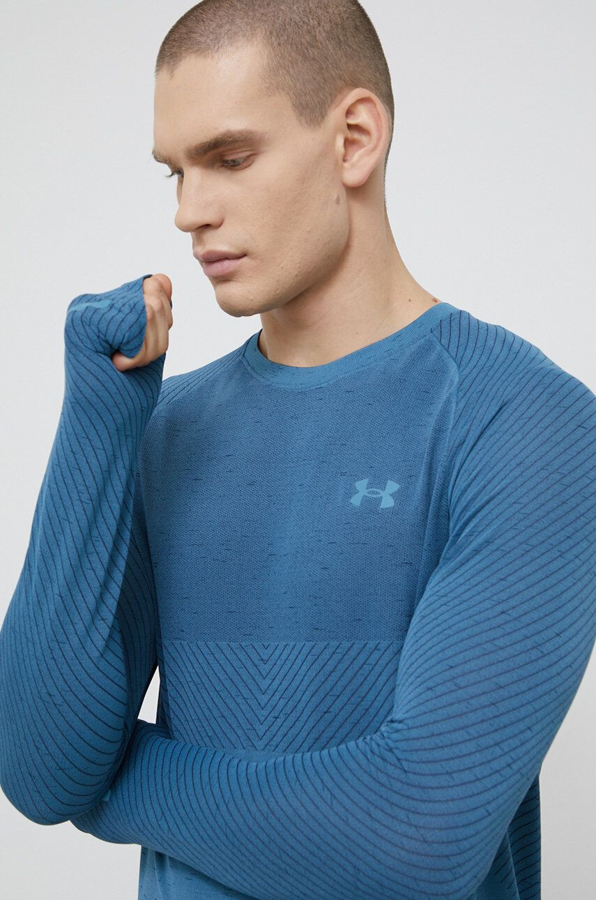 Under Armour longsleeve 1328495.602 barbati culoarea rosu neted - Pled.ro