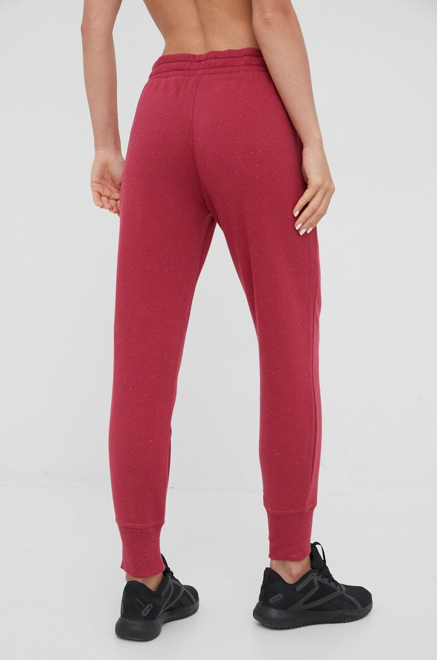 Under Armour pantaloni 1356416 femei culoarea bordo melanj 1356416-035 - Pled.ro