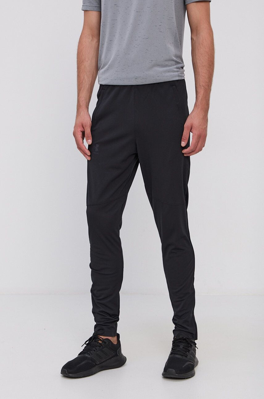 Under Armour pantaloni de trening Pique culoarea negru neted - Pled.ro