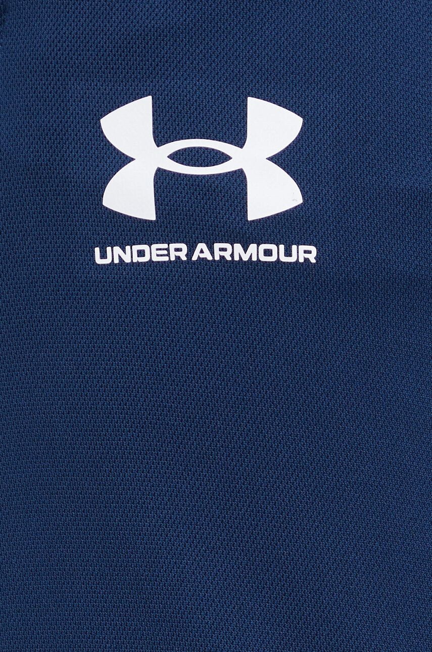 Under Armour pantaloni de trening Pique culoarea albastru marin neted - Pled.ro