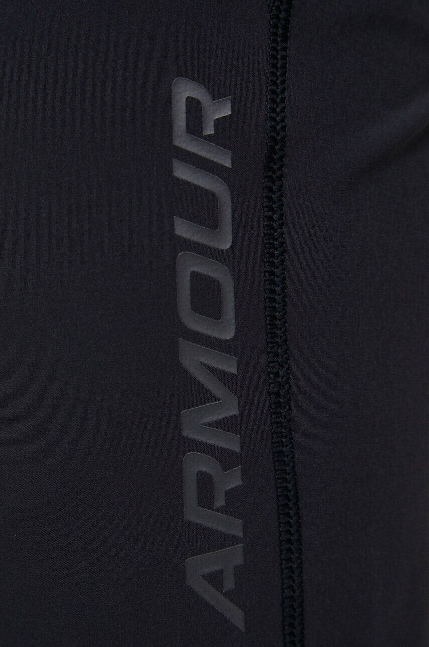 Under Armour pantaloni de alergare Storm culoarea negru neted - Pled.ro