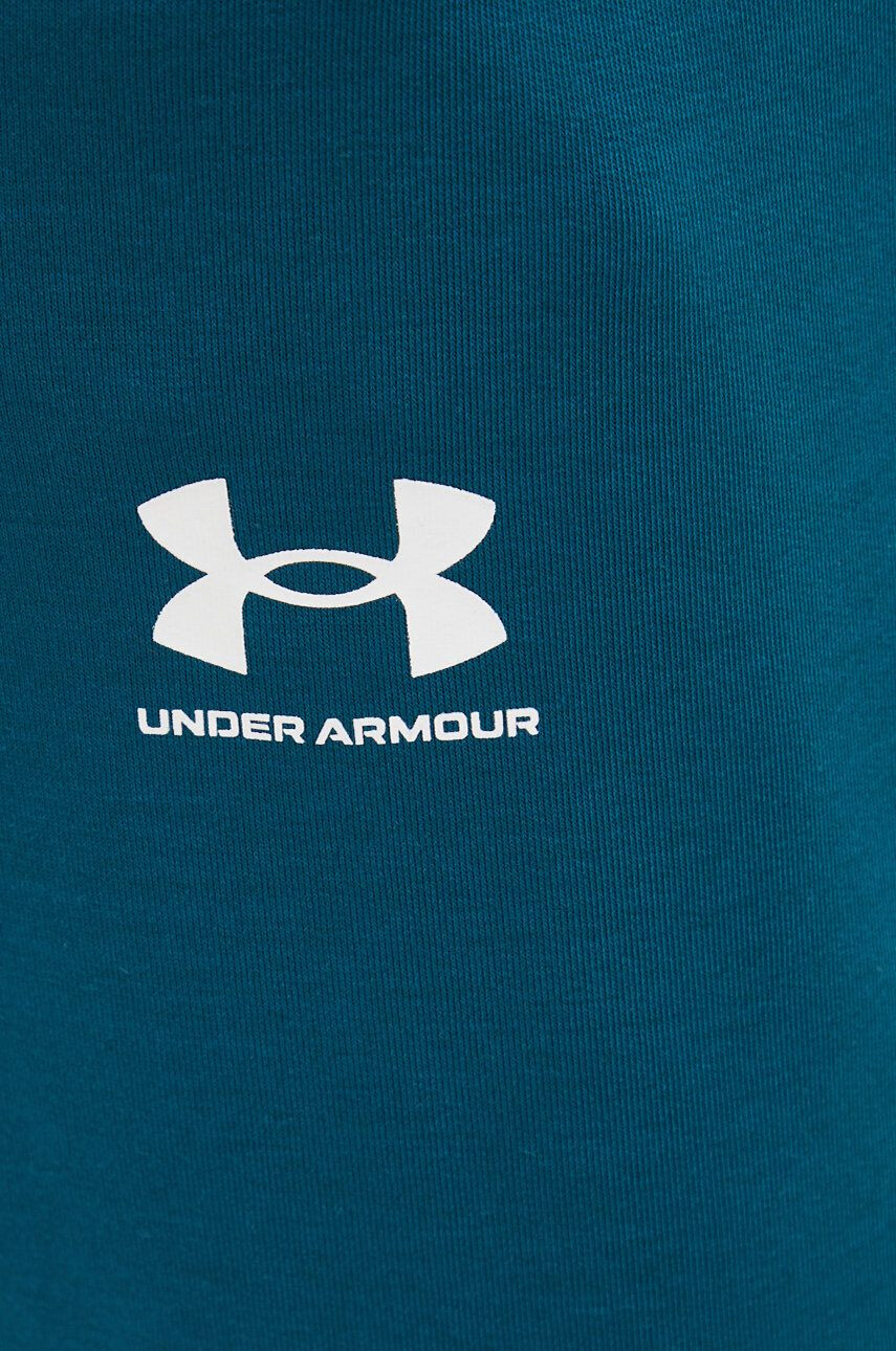 Under Armour pantaloni de trening barbati culoarea negru cu imprimeu - Pled.ro