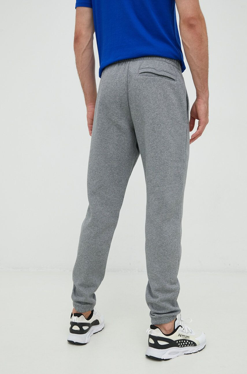 Under Armour pantaloni de trening barbati culoarea gri neted - Pled.ro