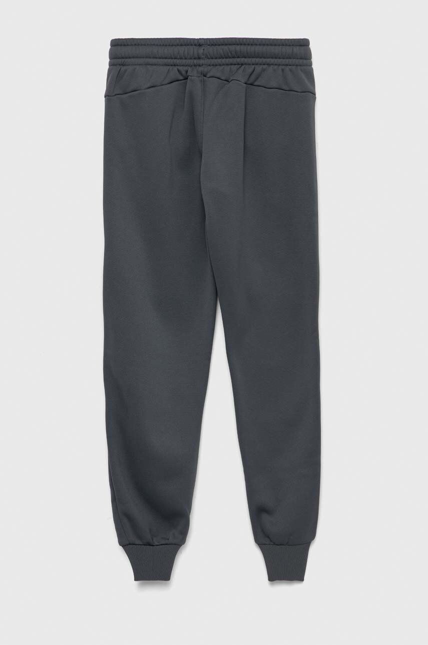 Under Armour pantaloni de trening pentru copii culoarea gri neted - Pled.ro