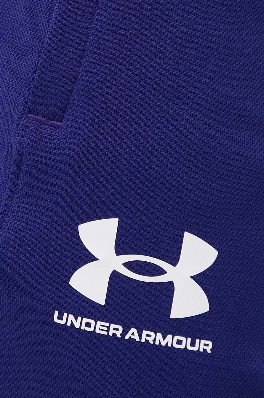 Under Armour pantaloni de trening Pique culoarea violet neted - Pled.ro