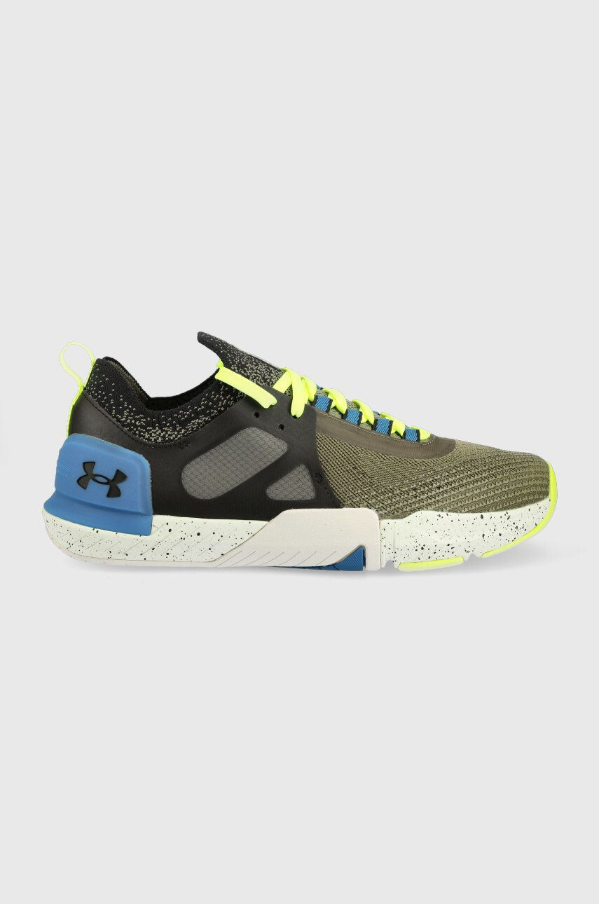 Under Armour pantofi de antrenament Tribase Reign 4 Pro 3025080 culoarea verde - Pled.ro