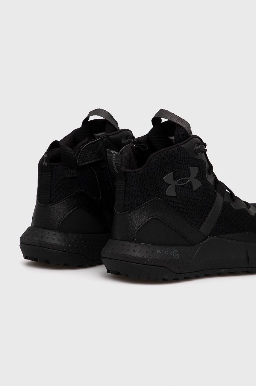 Under Armour Pantofi UA Micro G Valsetz Zip Mid 3023747 bărbați culoarea negru - Pled.ro