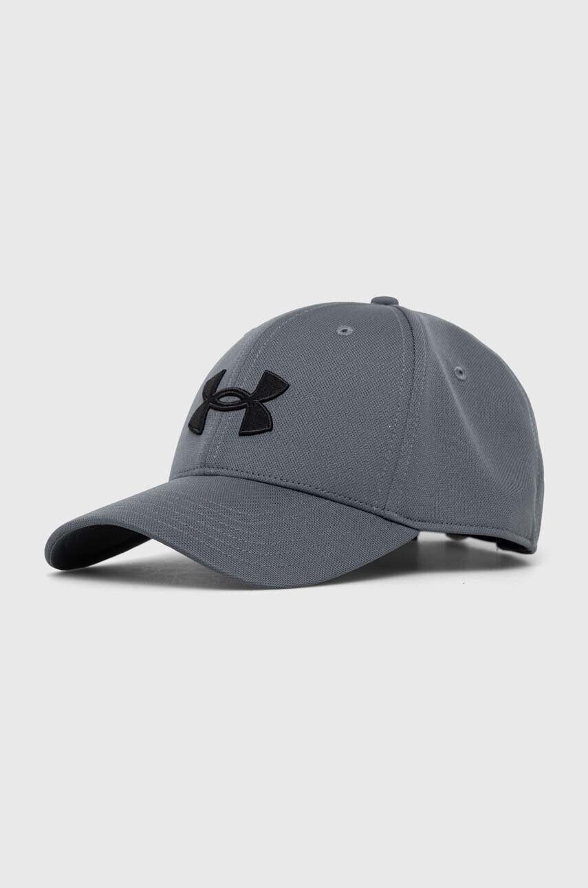 Under Armour sapca Blitzing culoarea gri cu imprimeu - Pled.ro