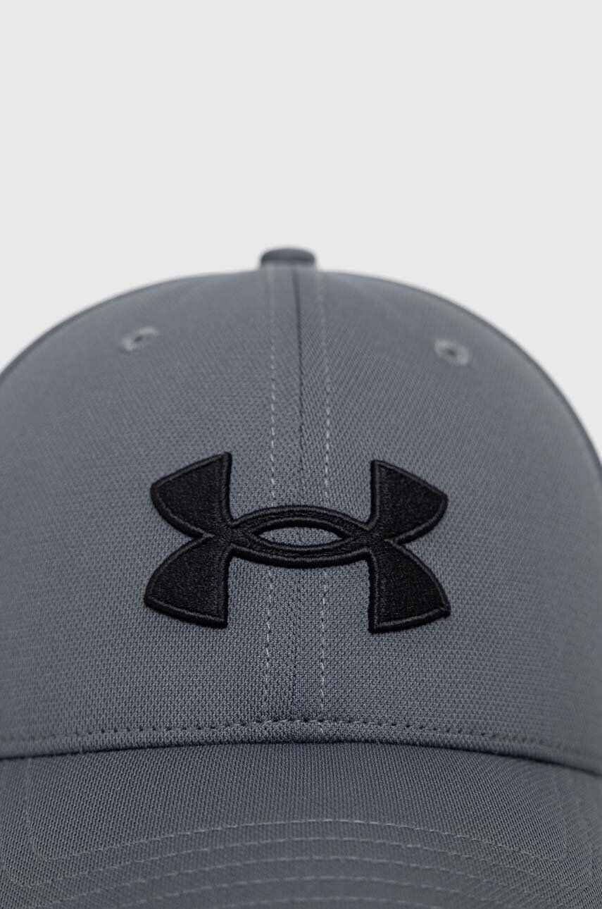 Under Armour sapca Blitzing culoarea gri cu imprimeu - Pled.ro