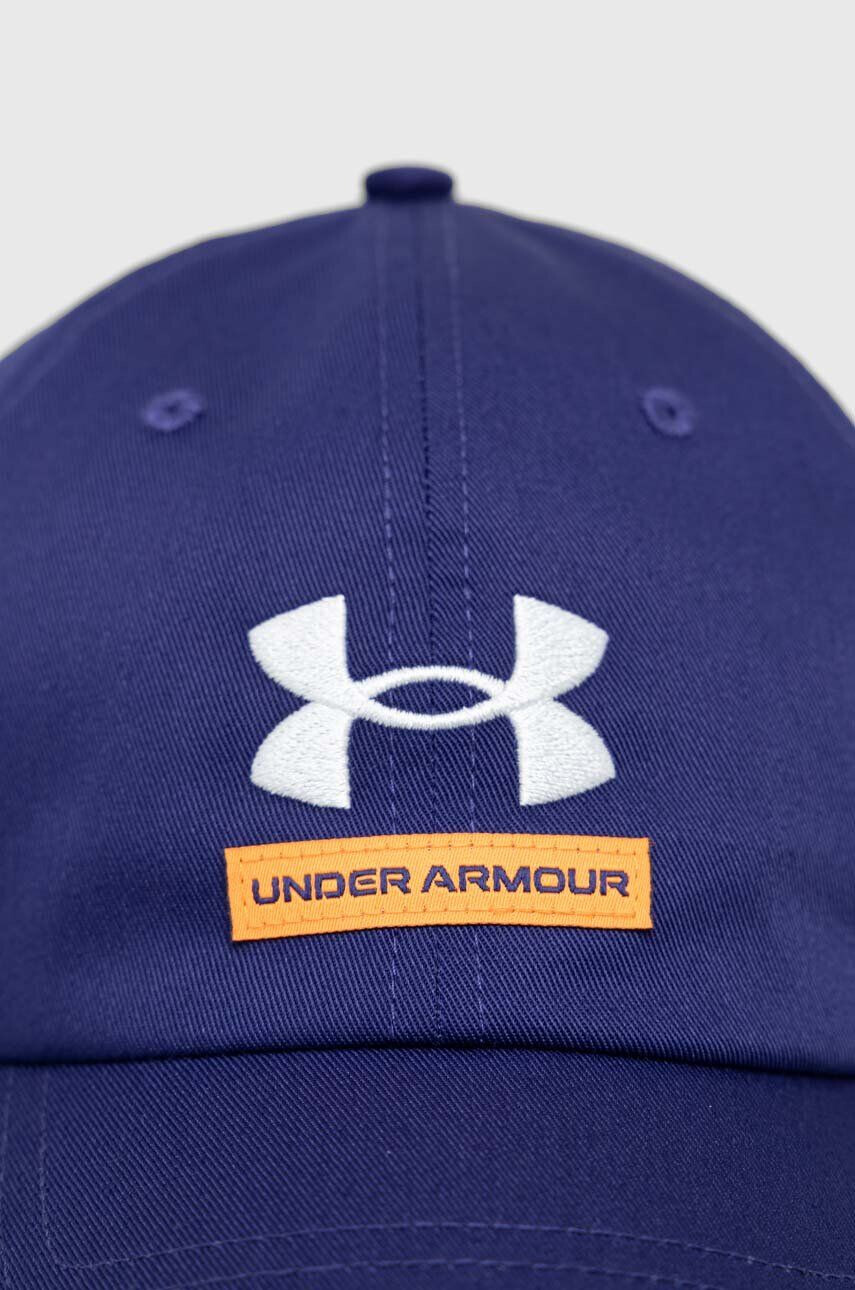 Under Armour sapca Branded culoarea albastru marin cu imprimeu - Pled.ro