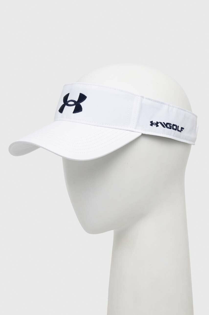 Under Armour sapca cozoroc culoarea alb cu imprimeu - Pled.ro