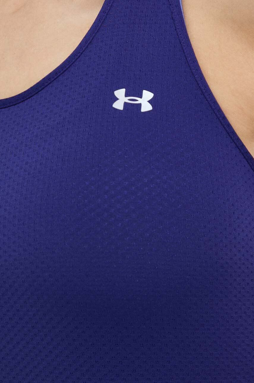 Under Armour top de antrenament culoarea violet - Pled.ro