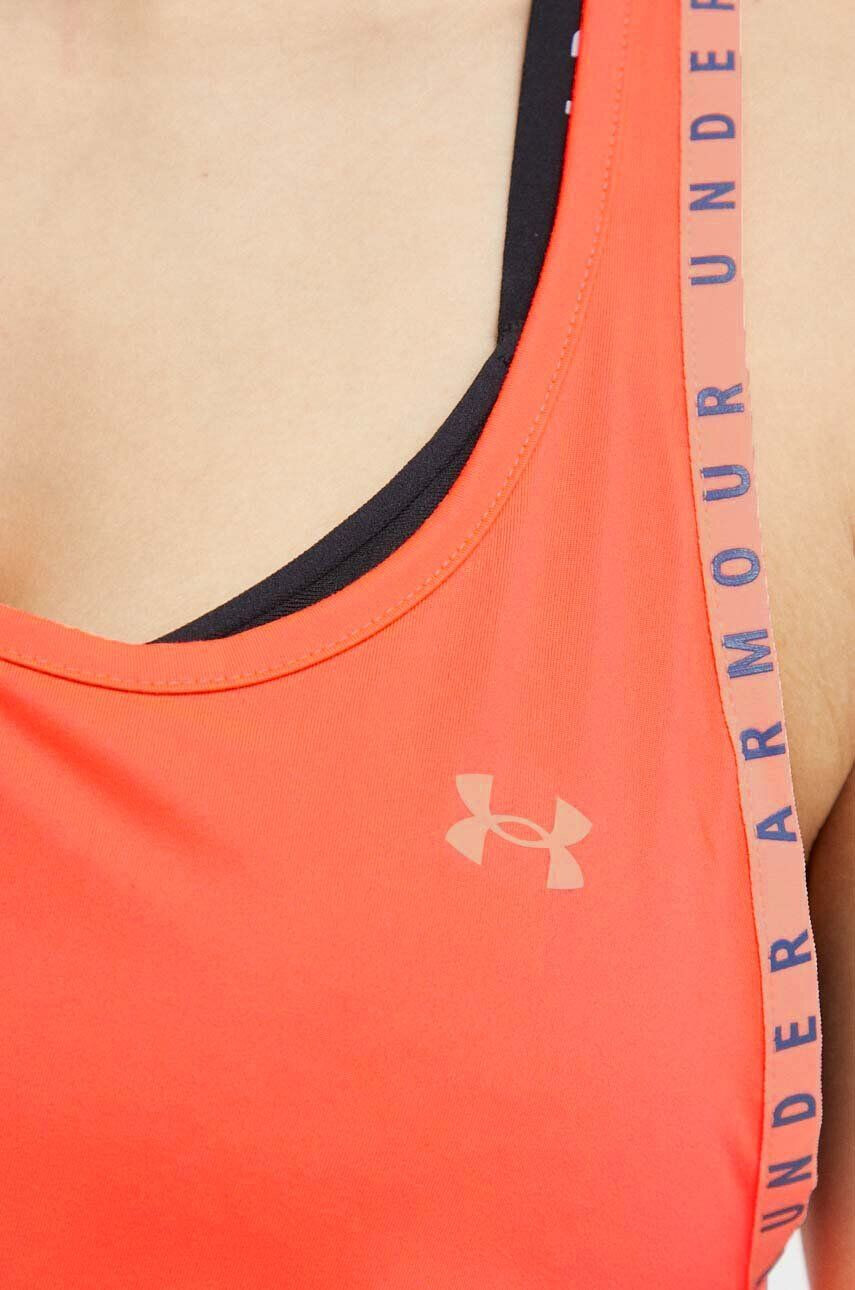 Under Armour top de antrenament Knockout culoarea roz - Pled.ro