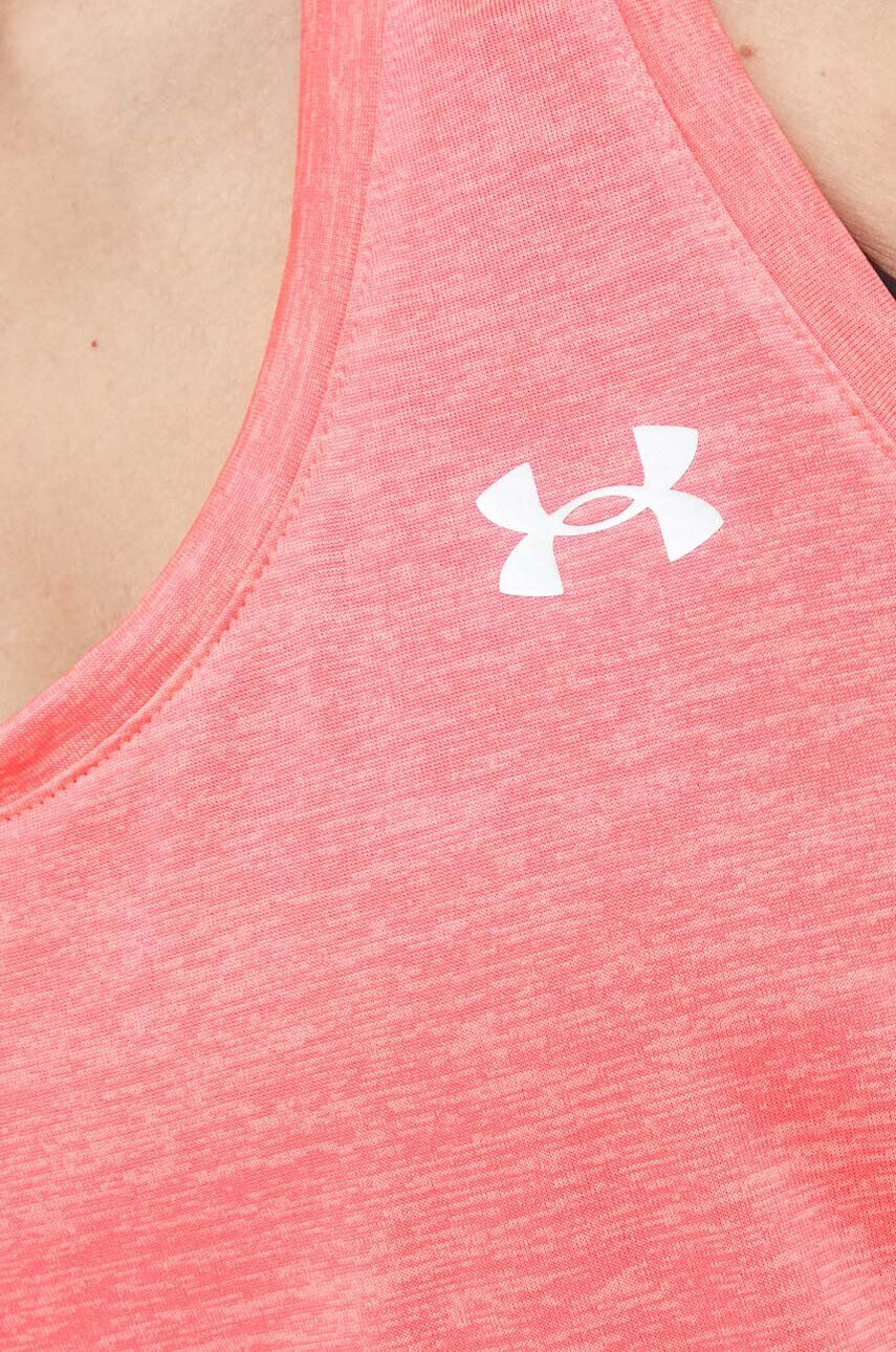 Under Armour top de antrenament Tech Twist culoarea roz - Pled.ro