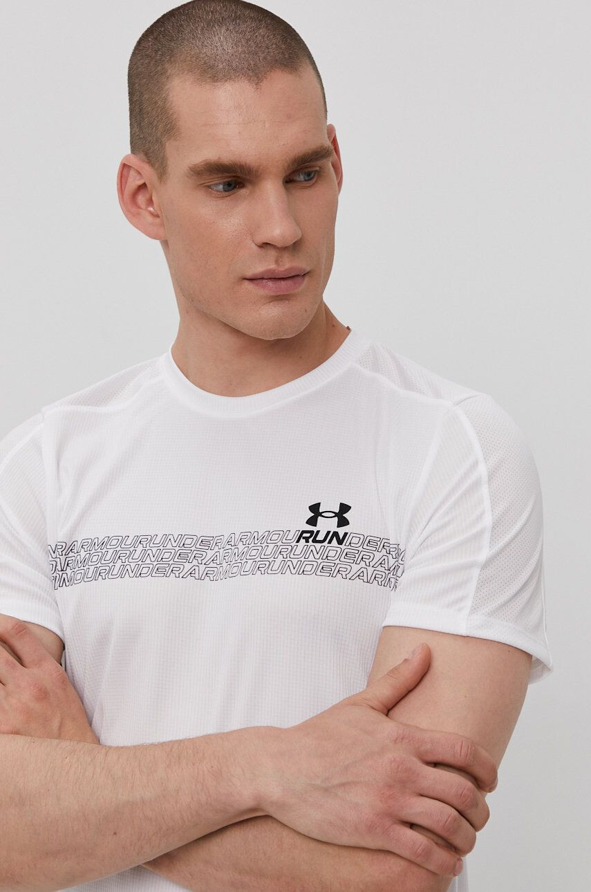 Under Armour tricou barbati culoarea alb 1329589-408 - Pled.ro