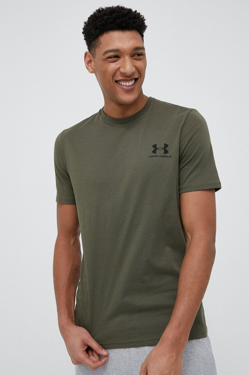 Under Armour tricou barbati culoarea alb 1329589-408 - Pled.ro