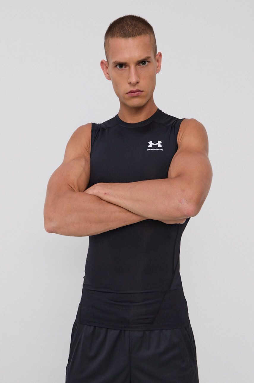 Under Armour Tricou 1361522 bărbați culoarea negru - Pled.ro