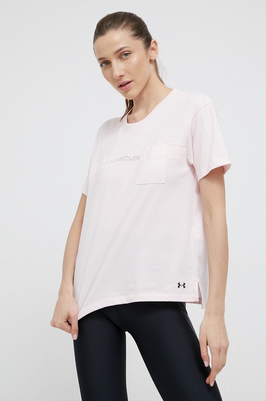 Under Armour Tricou femei culoarea roz - Pled.ro