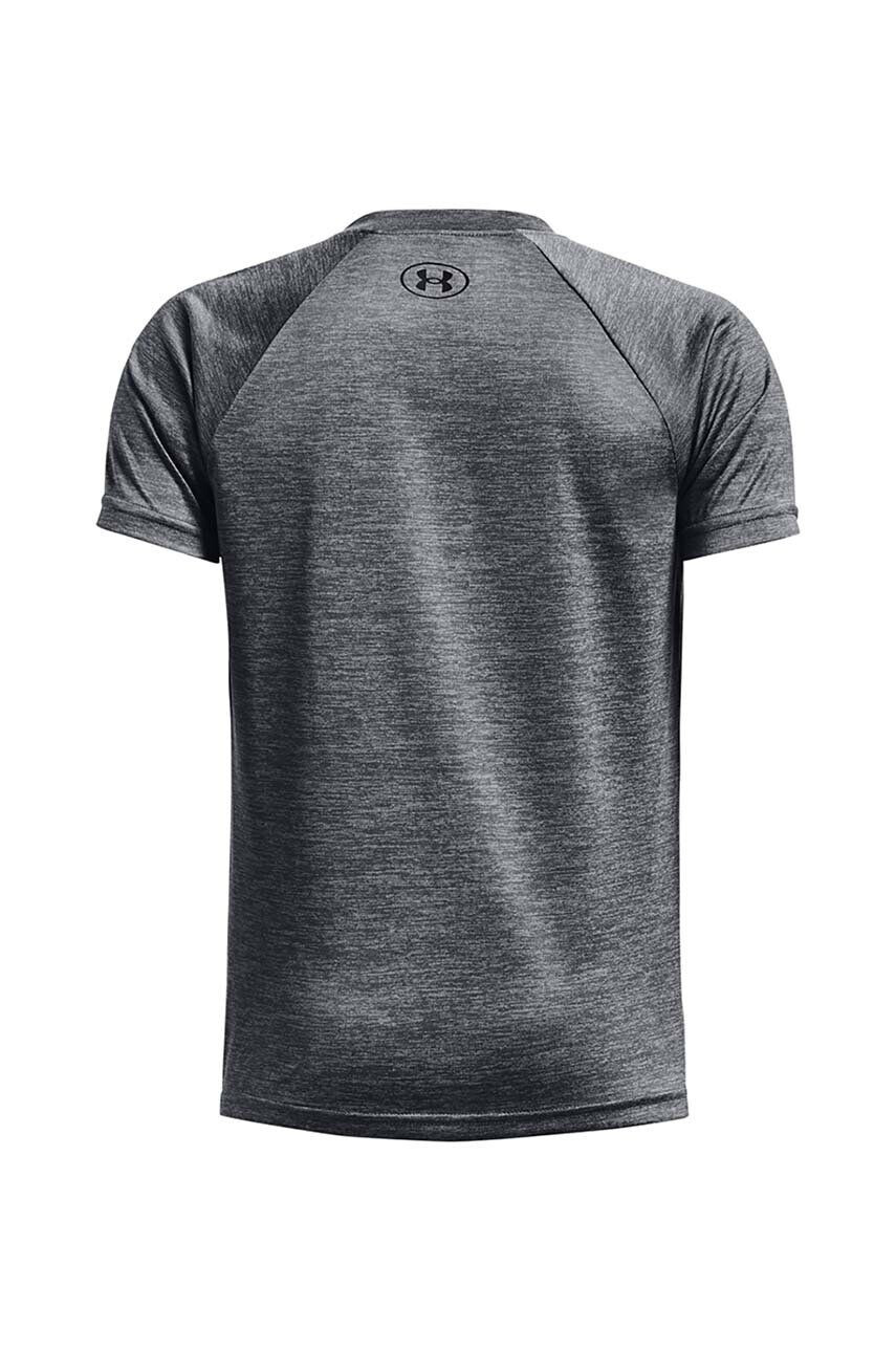 Under Armour tricou copii culoarea gri - Pled.ro