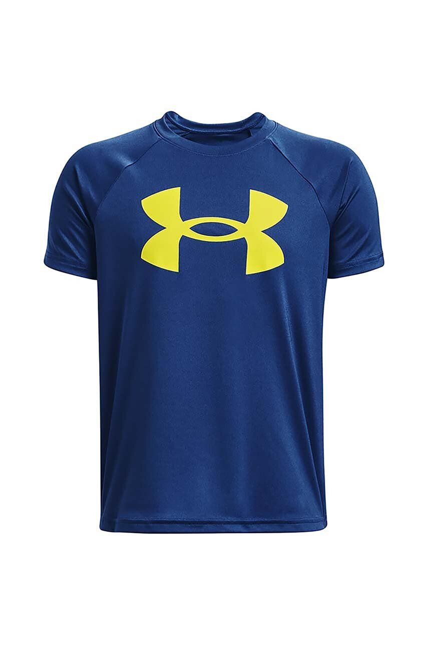 Under Armour tricou copii culoarea negru cu imprimeu - Pled.ro