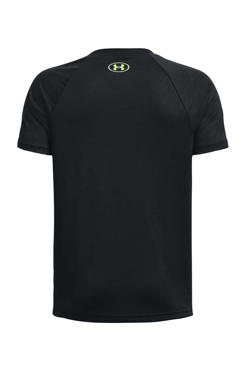 Under Armour tricou copii culoarea negru cu imprimeu - Pled.ro