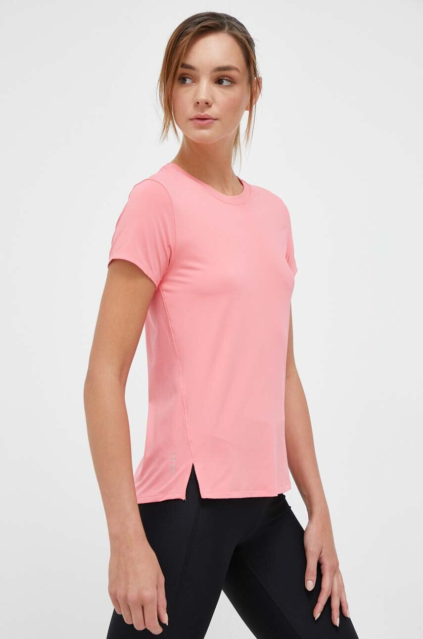 Under Armour tricou de alergare Iso-Chill Laser culoarea roz - Pled.ro