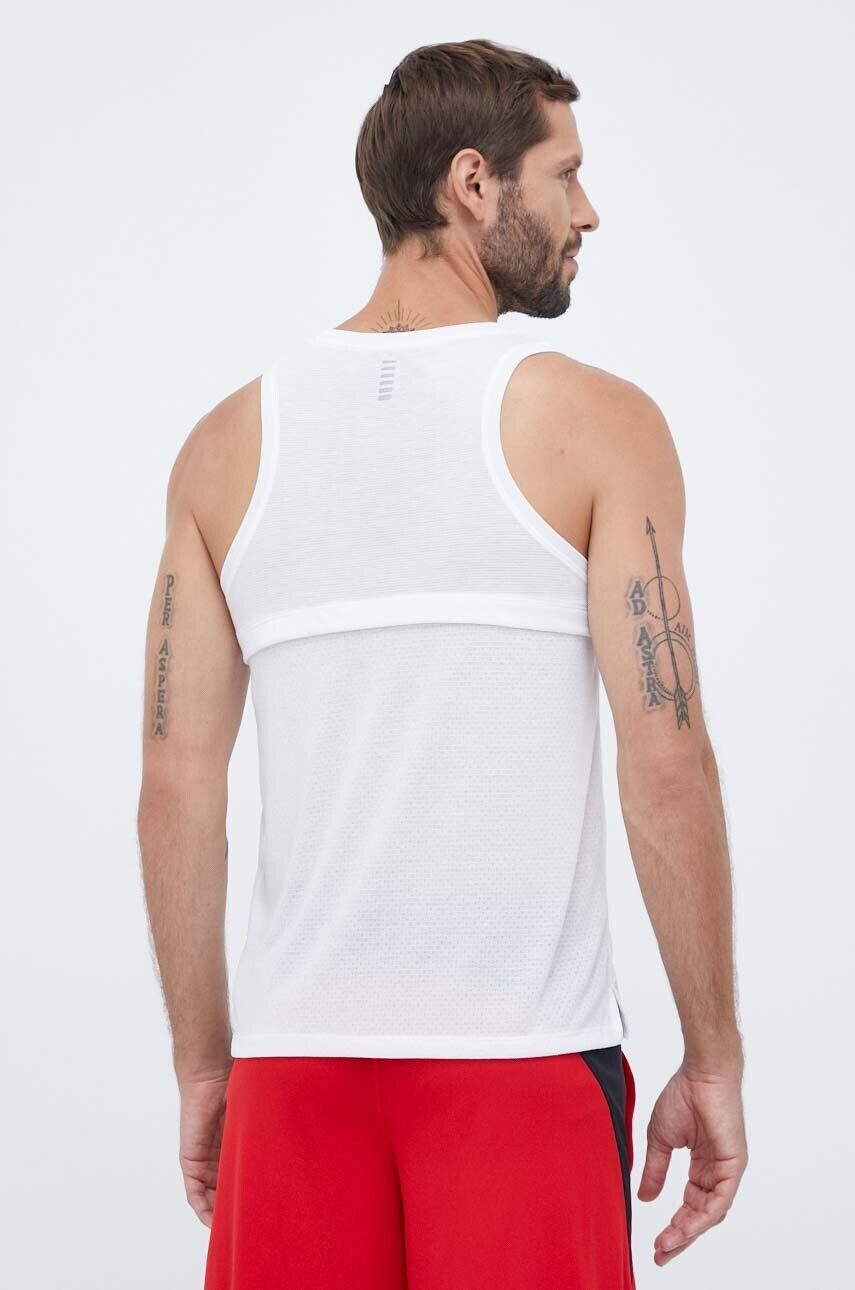 Under Armour tricou de alergare Streaker culoarea alb - Pled.ro